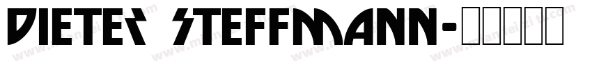 Dieter Steffmann字体转换